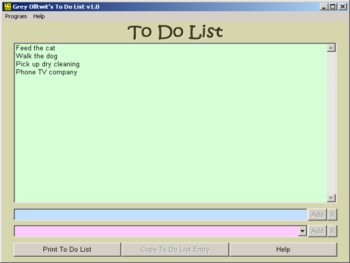 To Do List