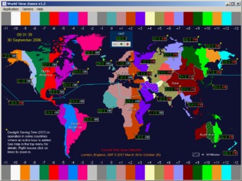 World Time Zones - software download