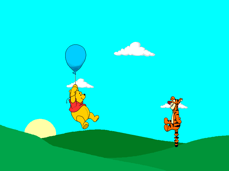 Pooh & Tigger Wallpaper