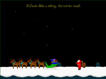 Spare A Thought For Santa Screen Saver